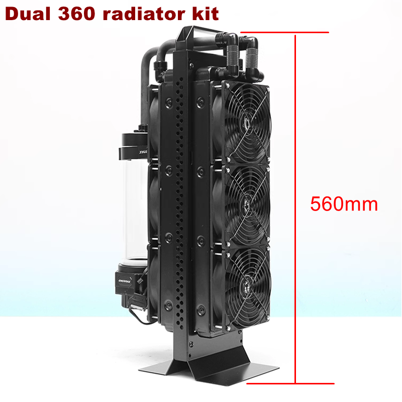 External Radiator Water Cooling Kit - Zestaw do chłodzenia wodnego z podwójnym